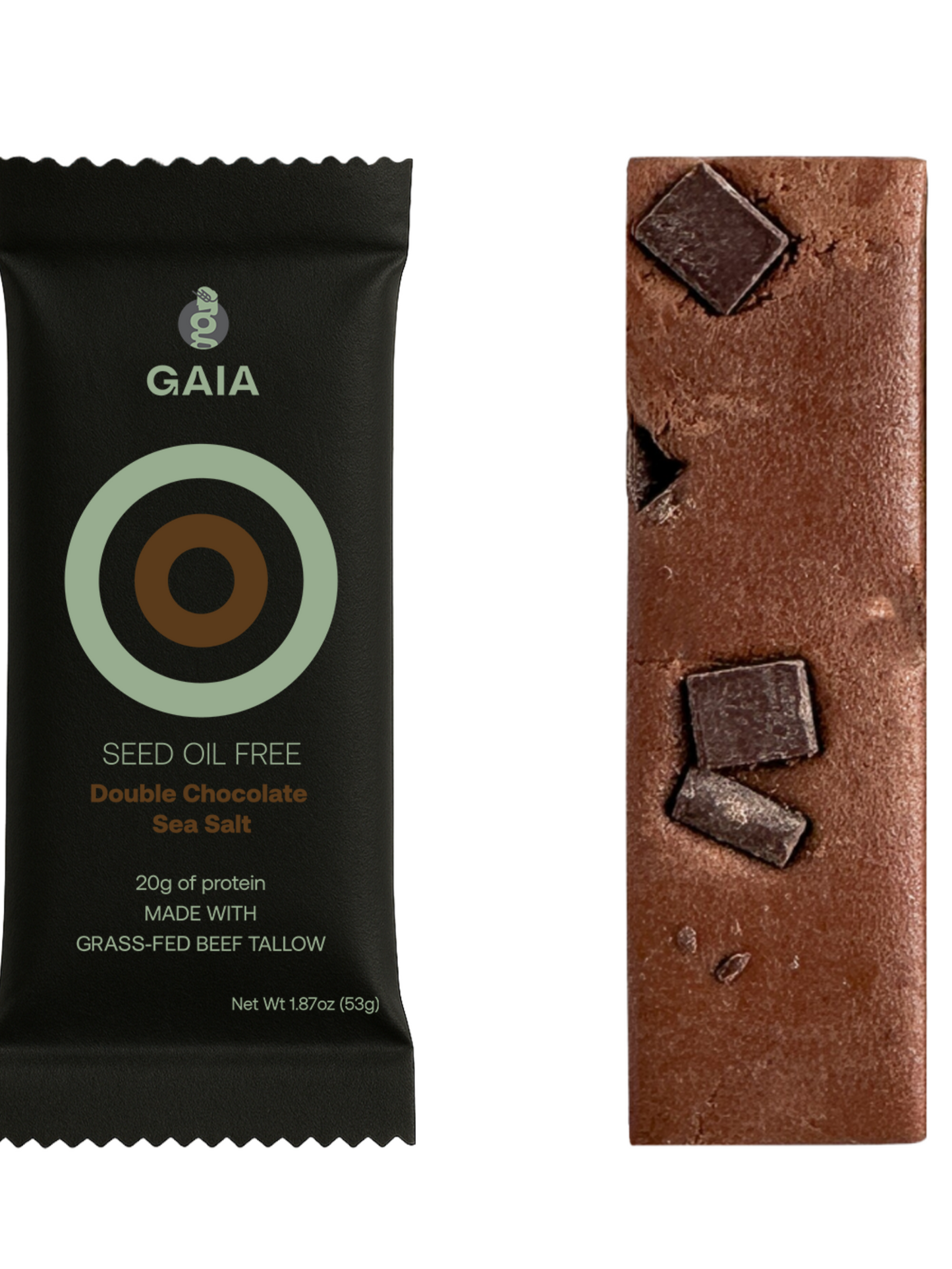 Seed Oil Free Double Chocolate Sea Salt Protein Bar