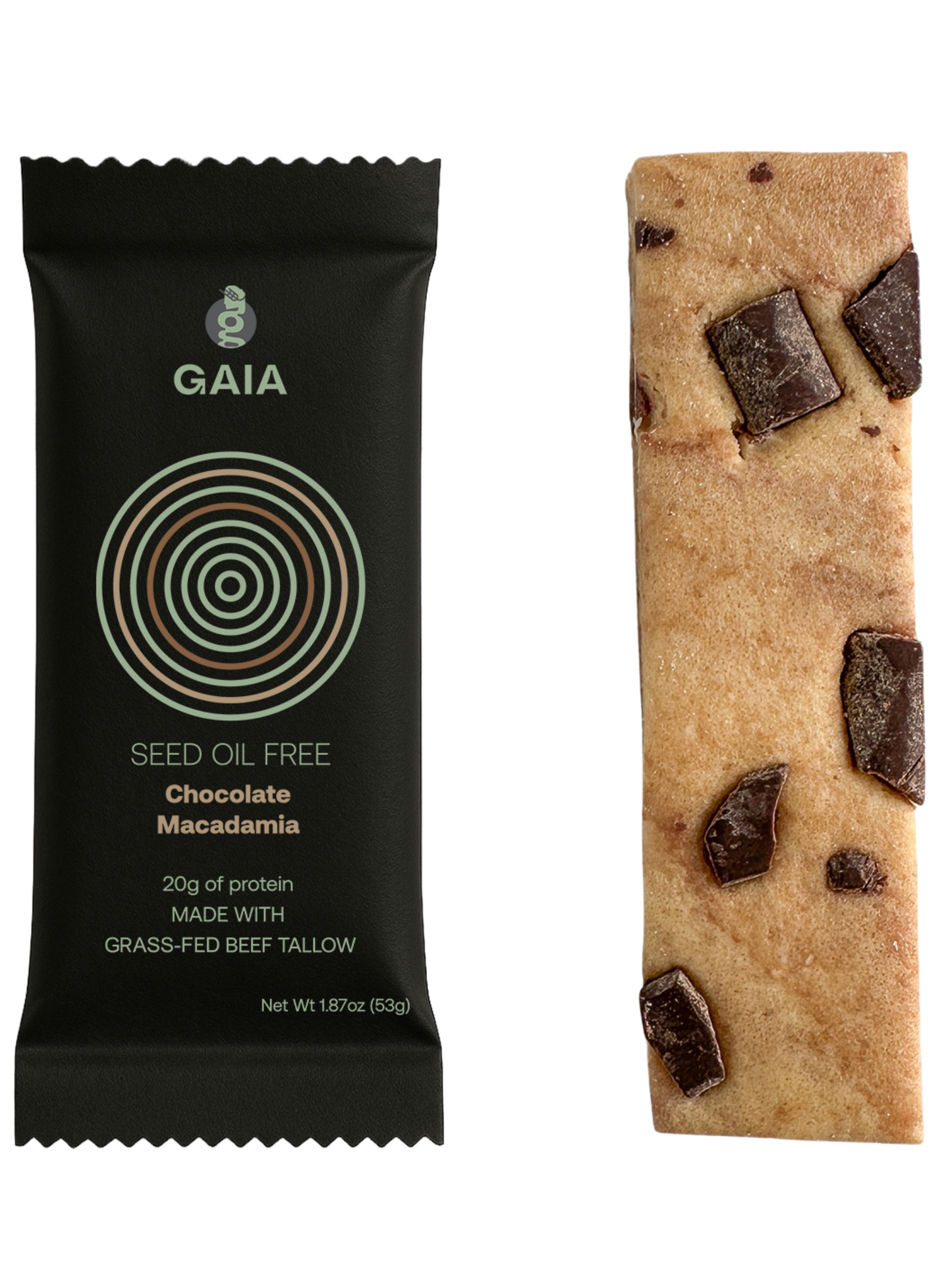 Seed Oil Free Chocolate Macadamia Protein Bar