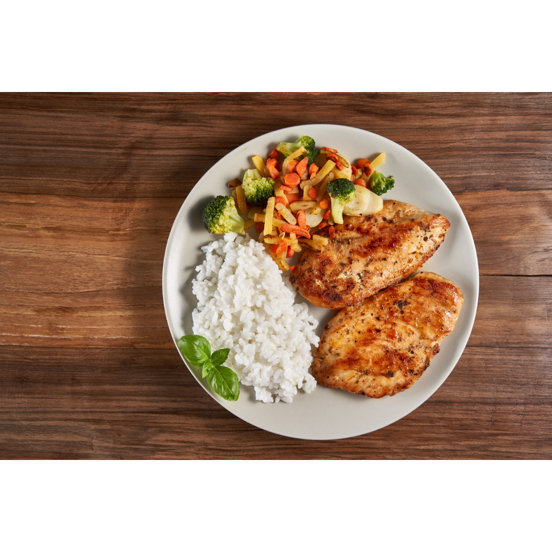 Grilled Chicken with Basmati Rice (Seed Oil Free)