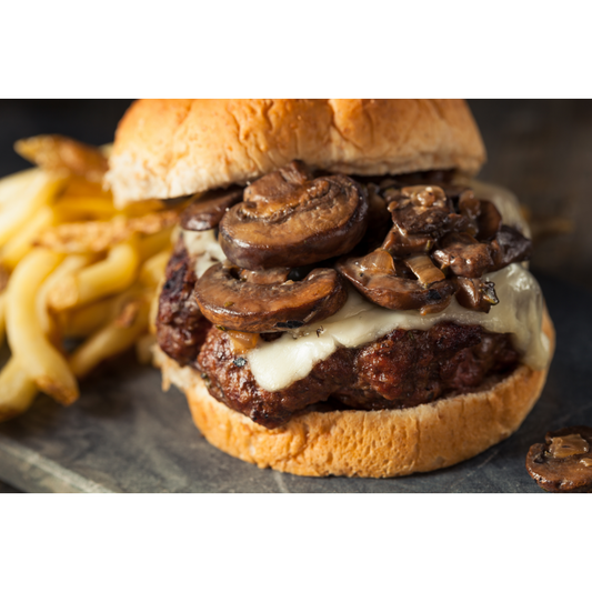 Mushroom Swiss Burger Recipe (Seed Oil Free)