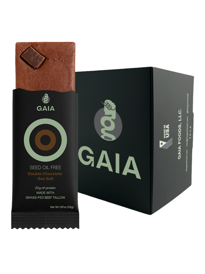 Seed Oil Free Double Chocolate Sea Salt Protein Bar