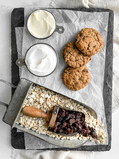 Seed Oil Free Oatmeal Raisin Cookies