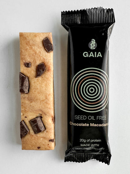 Seed Oil Free Chocolate Macadamia Protein Bar