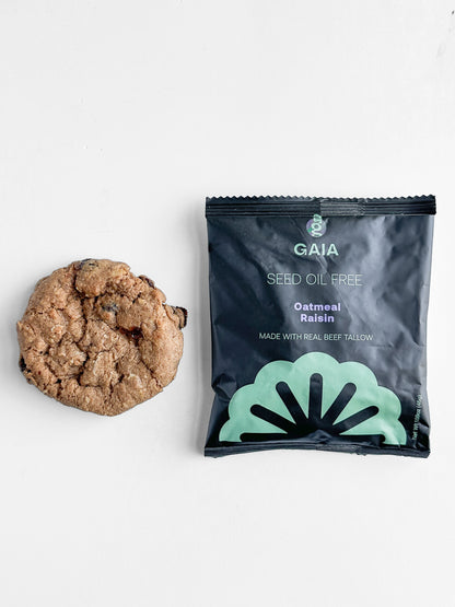 Seed Oil Free Oatmeal Raisin Cookies