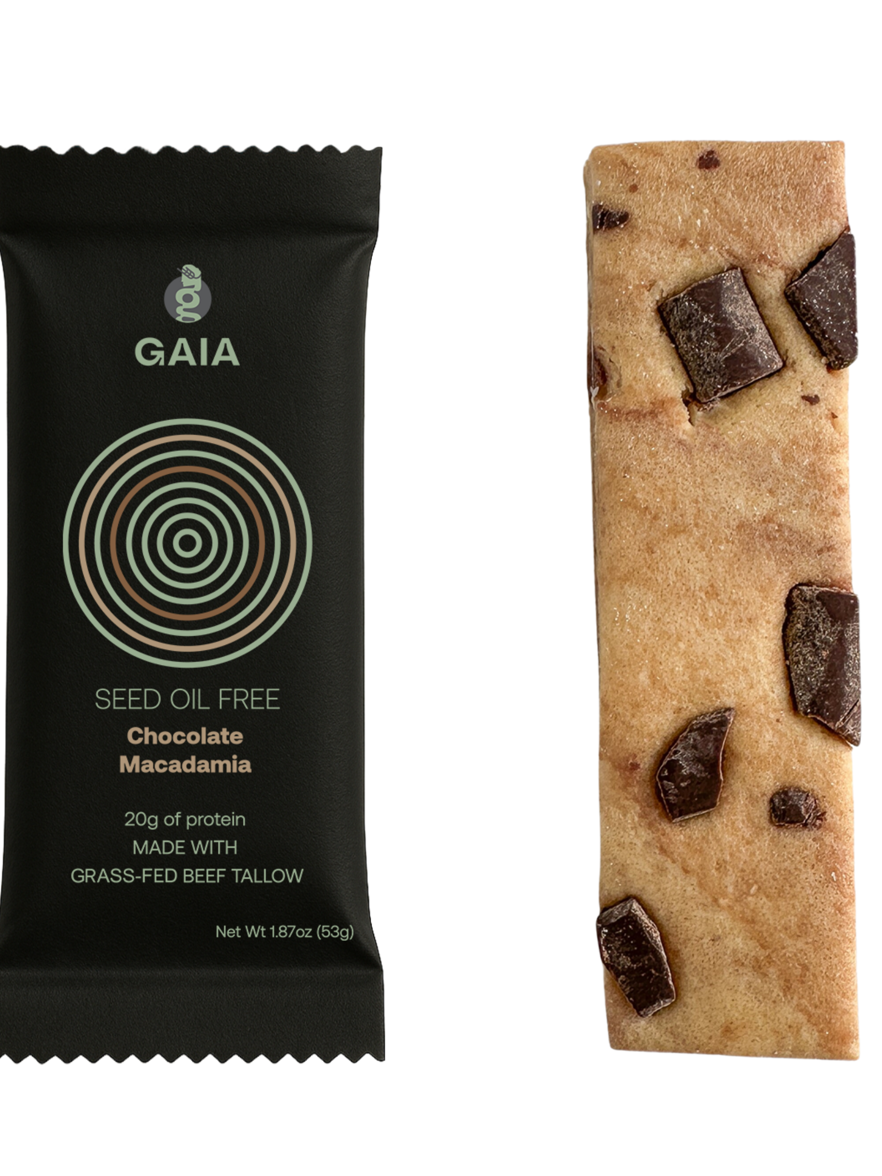 Seed Oil Free Chocolate Macadamia Protein Bar